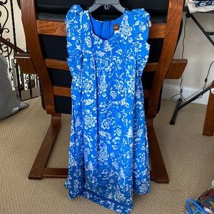Tea collection girls high-low lightweight dress sz 6, NWT